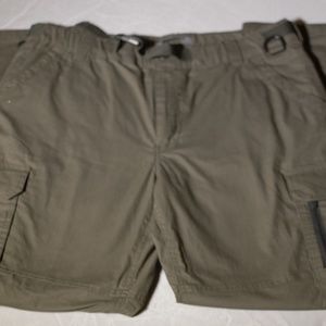 bc clothing men's cotton lined adjustable belted cargo pants